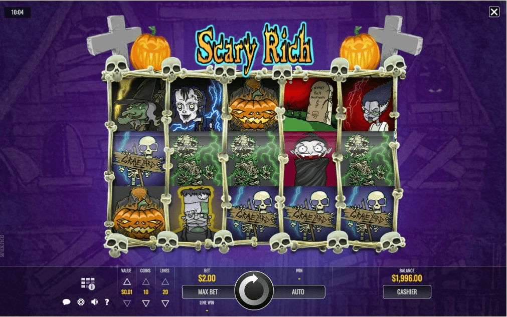 Scary Rich Online Slot Reels